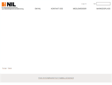Tablet Screenshot of nil.no